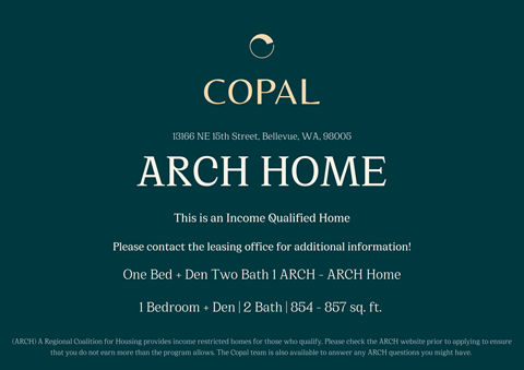 A sign for an ARCH Home in Bellevue, WA.